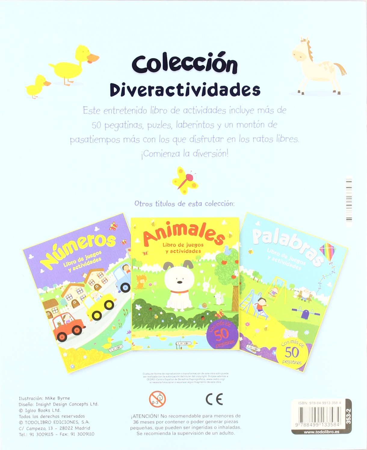 Libro de juegos y actividades (4 títulos)