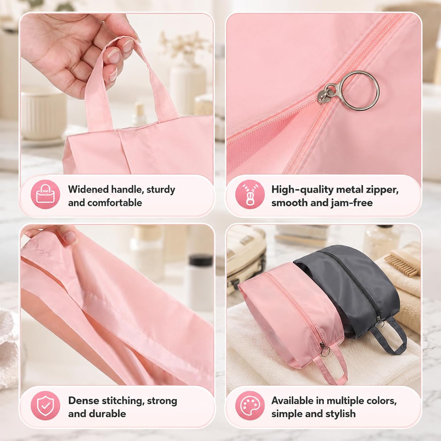 2 PCS Travel Underwear Organizer Bag, Underwear Bag for Travel Clothes