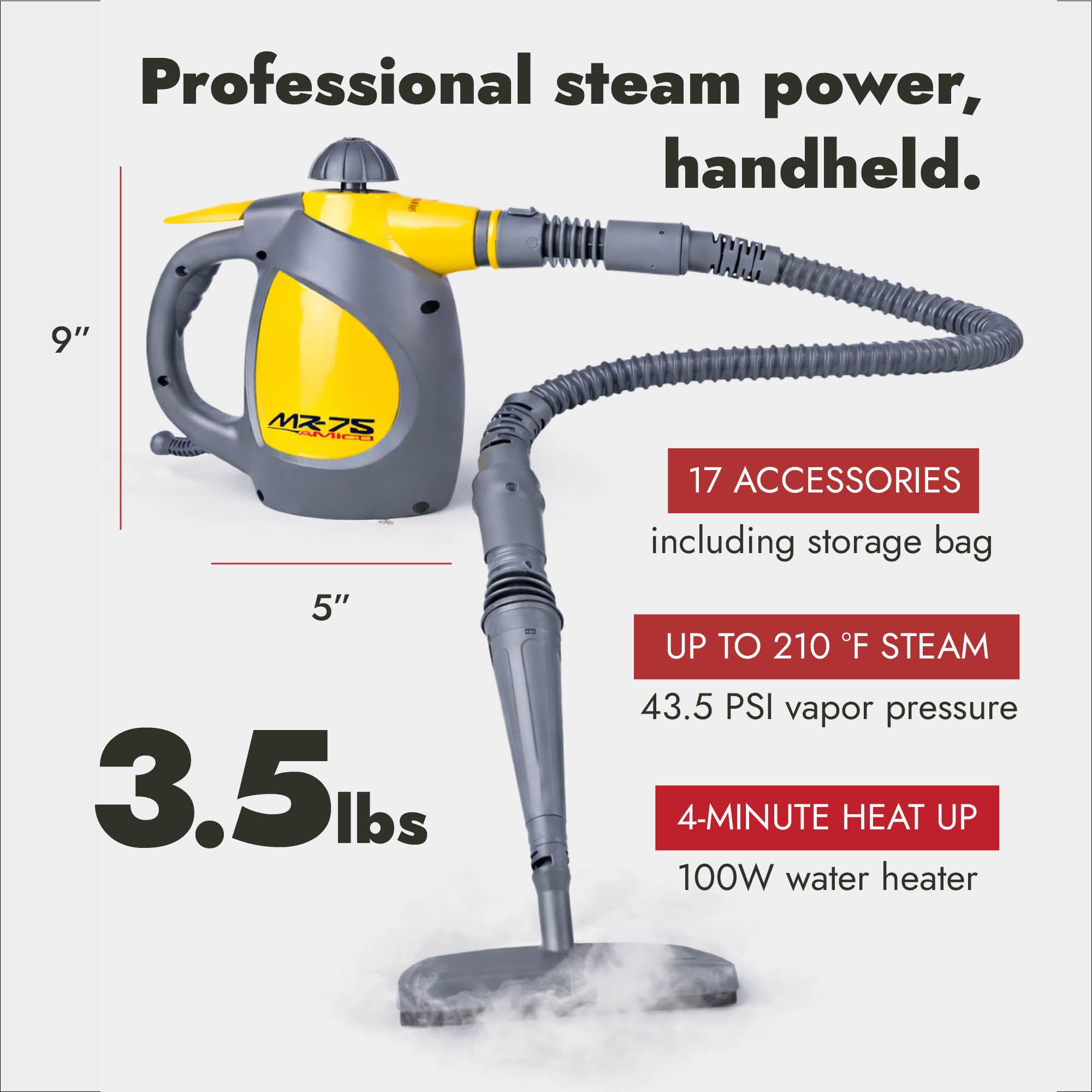 Amazon.com - Vapamore MR-75 Amico Handheld Steam Cleaner