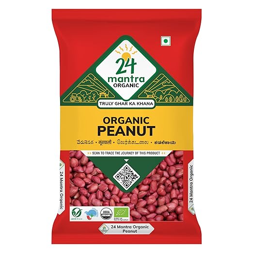 24 Mantra Organic Raw Peanut, 500g