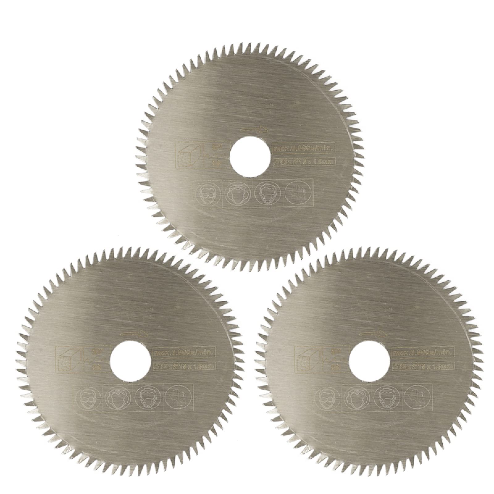 Piła tarczowa, 85mm narzędzie tnące brzeszczoty do elektronarzędzi piła tarczowa do drewna piła HSS brzeszczot tarczowy Mini piła, 3 szt. 85x15 Metal(3PCS 85x15 HSS)