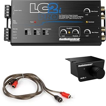 AccuBASS 2-Ch Line Out Converter Kit - LC2iPro Processor and 17ft Oxygen Free RCA Cable