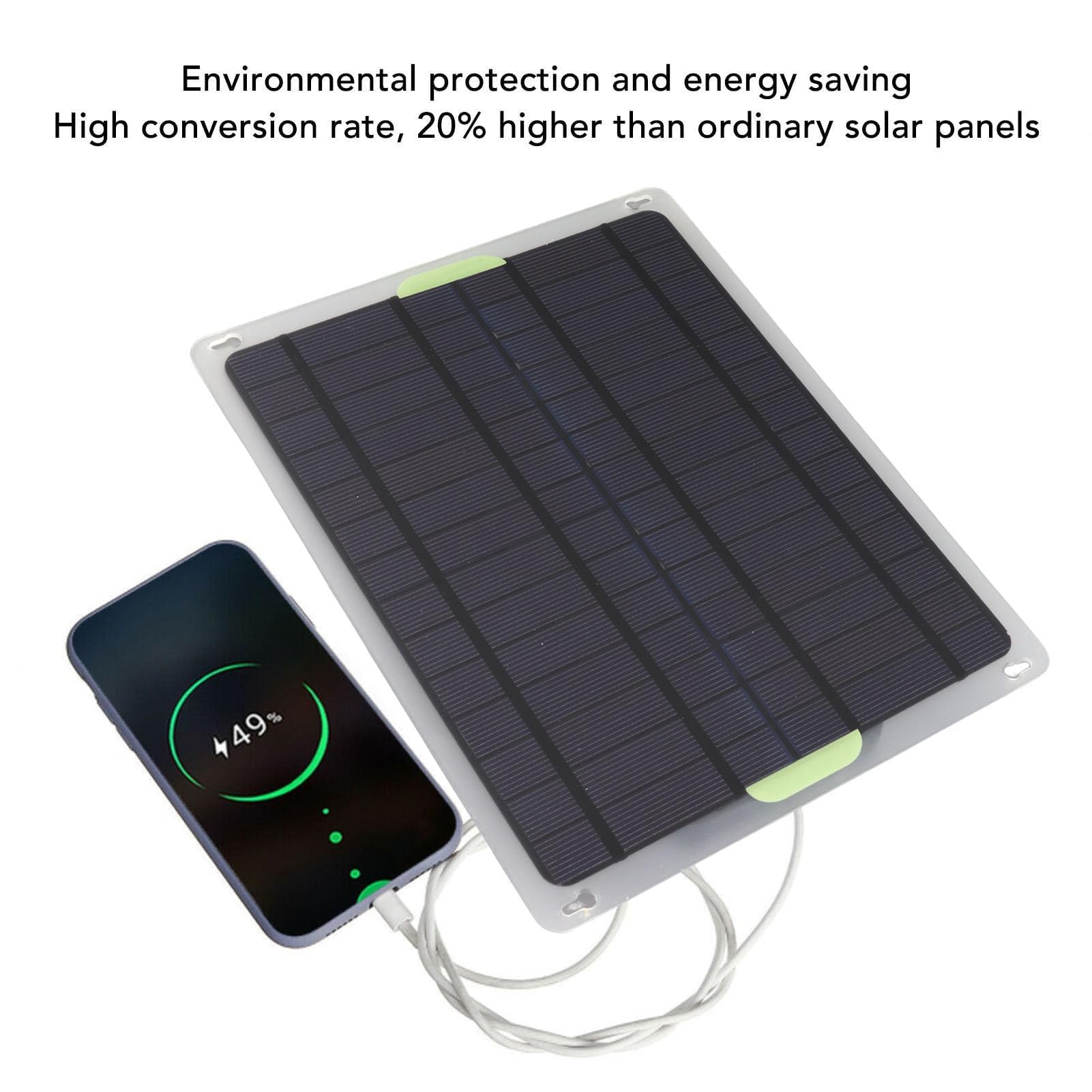 20 W 12 V Solarpanel-Kit, Solarladepanel Solarpanel Autobatterieladegerät Erhaltungsladegerät für Autoboot, Motorrad, Wohnmobil, Zuhause, Netzunabhängiges System