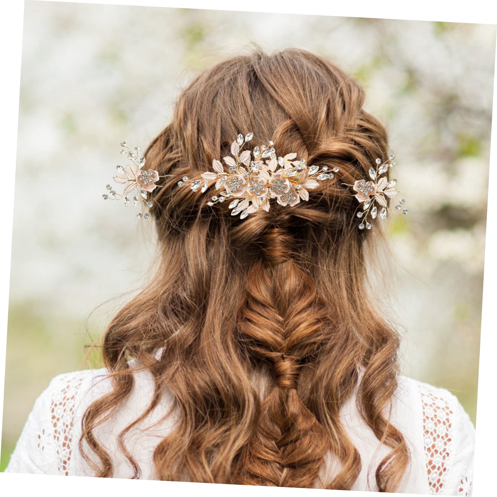 Ipetboom 3juegos Tocado Novia Perlas y Strass Horquillas Elegantes Para Bodas Accesorios De Cabello Para Novias y Damas De Honor De Peine Horquillas