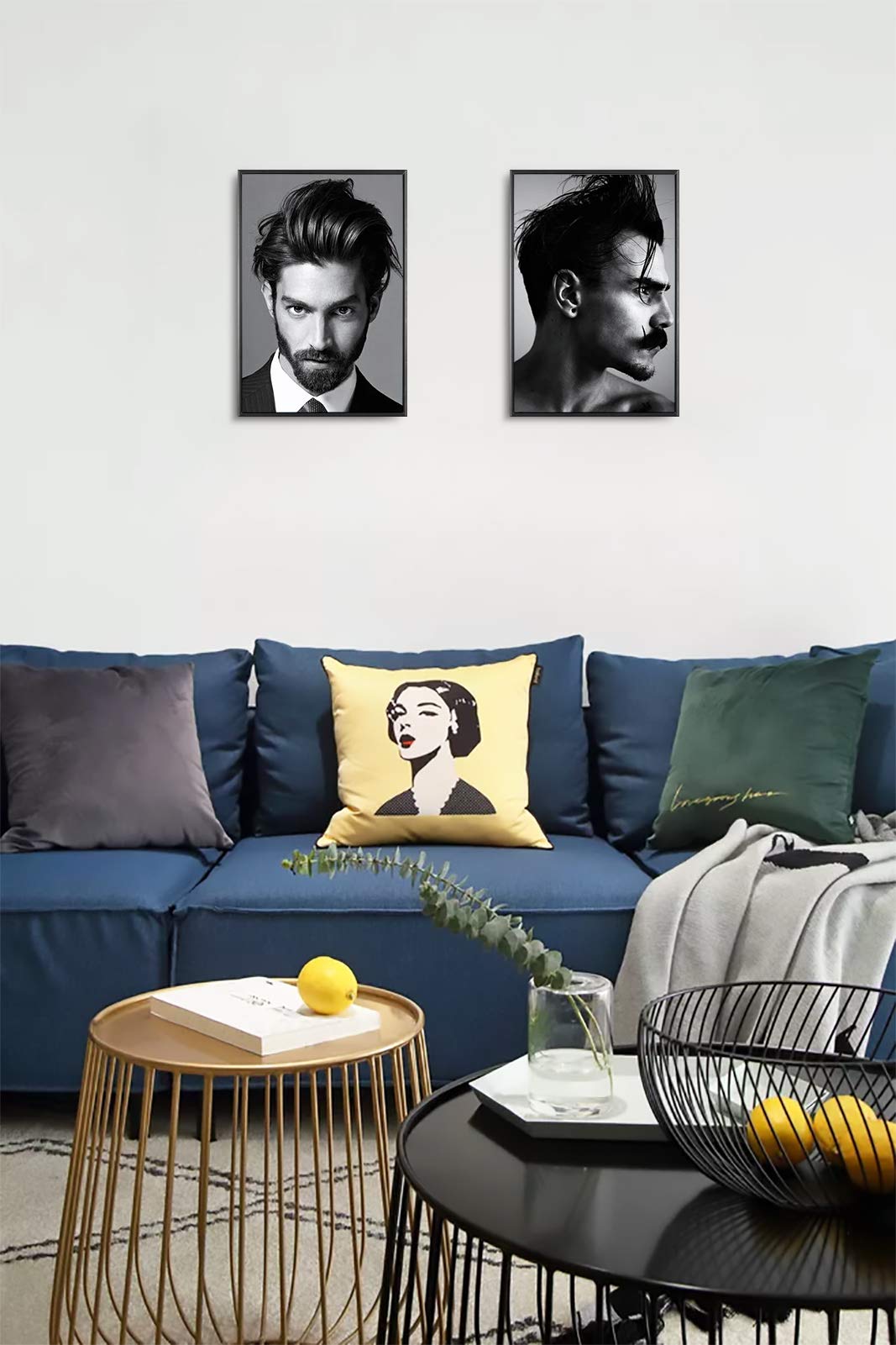 Bilderrahmen A3 (29,7 x 42 cm), Aluminium Schwarz mit Plexiglasfront, Posterrahmen für Urkunden,Poster,Wanddekoration, 4er Set | 29,7 x 42 cm Rahmen für Wandhalterung und Heimdekoration, 4 Stück
