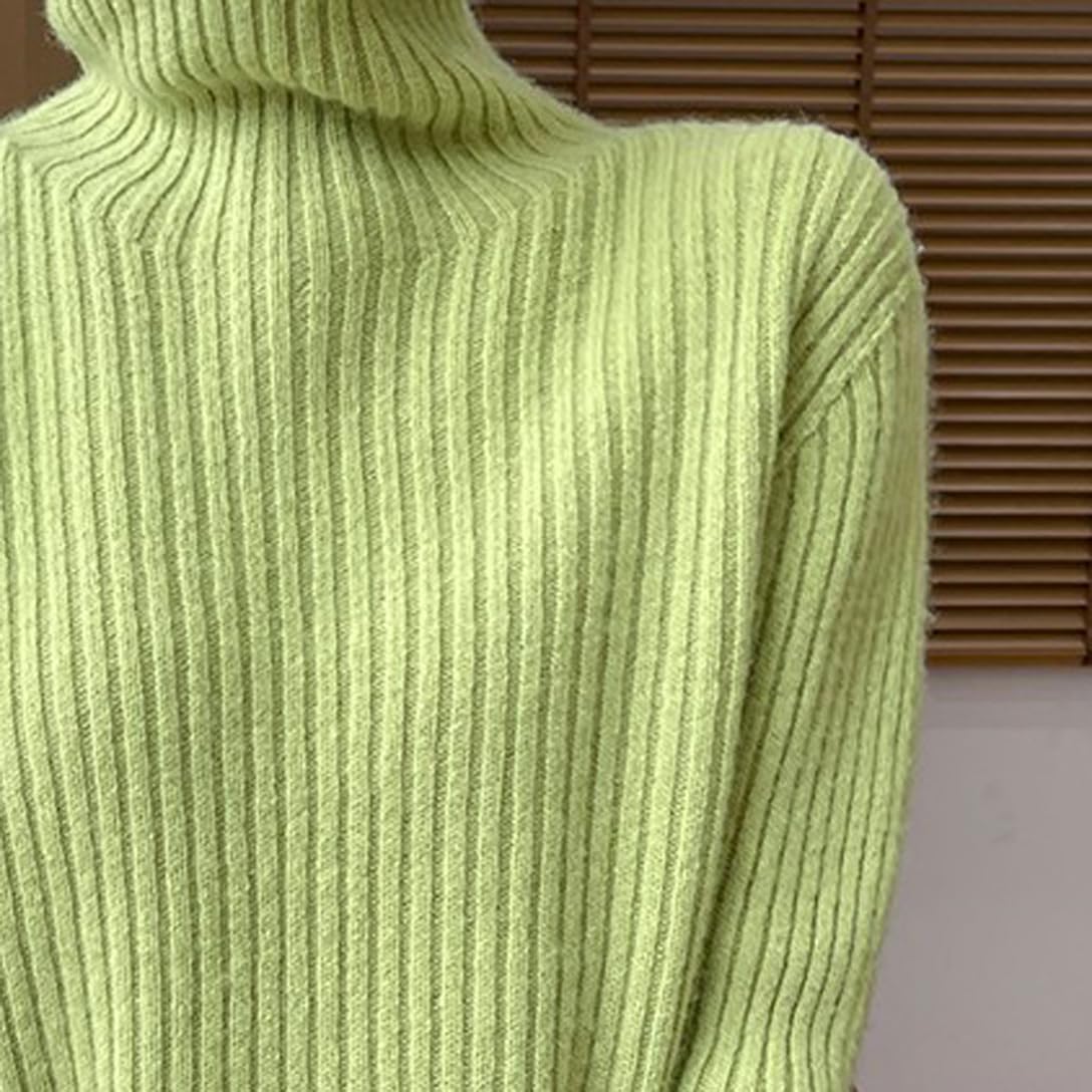 [RUDKSOM] セーター レディース ニットセーター ウールセーター ニット トップス 長袖 プルオーバー インナーセーター タ