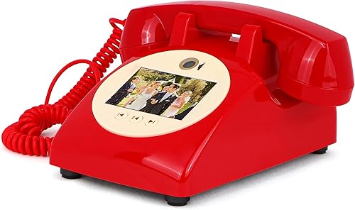 Miniatura 11 de Libro de invitados de audio y video, teléfono de 3.5 pulgadas con video 1080P para boda, despedida de soltera, fiesta de cumpleaños, baby shower,