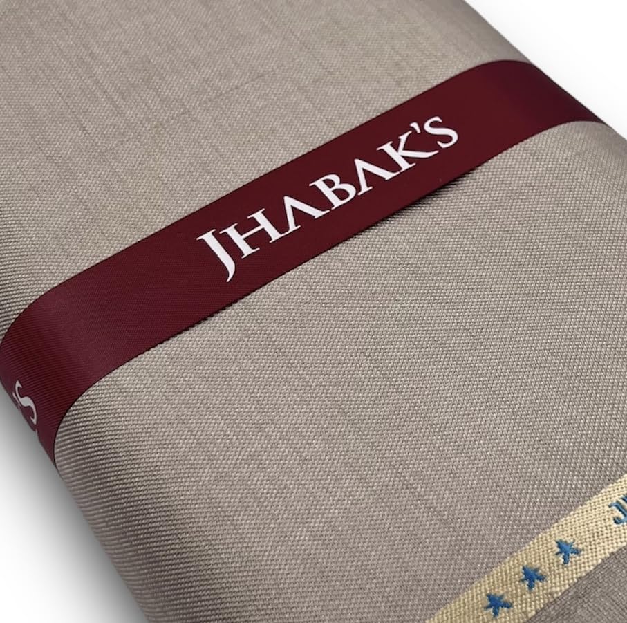 Image of JHABAK'S Unstitched Viscose Rayon Trouser Fabric for Men - Length: 1.30 m /Width: 58 inches
