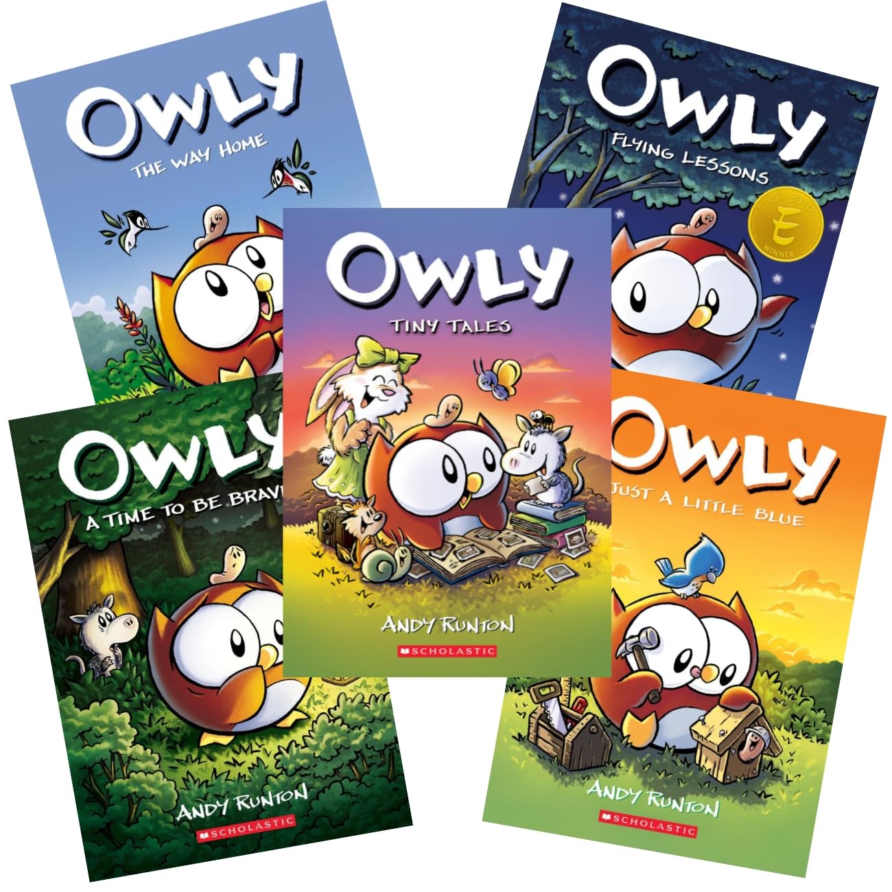 Owly Series 5 Books Set #1-#5