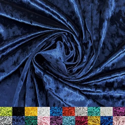 Ice Fabrics Stretch Crushed Velvet Fabric by The Yard - 60/62
