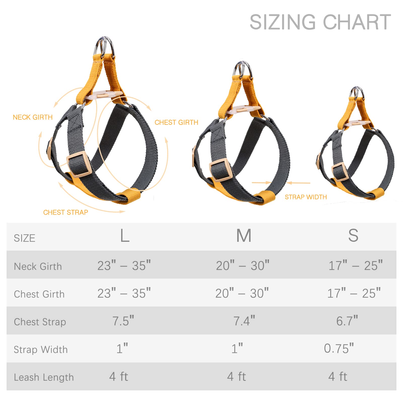 No-Pull Dog Harness & Leash Set - Step-in Design, Adjustable Cotton Straps, Poop Bag Holder, For Small To Large Dogs - View #9