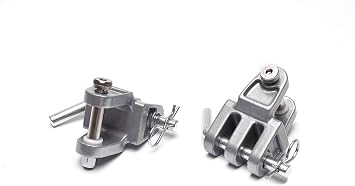 Roadmaster 031 Pair of RM Tow Bars to Blue Ox Old Style Baseplate Adapters | Heavy Duty Drop Forged Steel | Powder Coat Finish | Replaces Existing Connectors