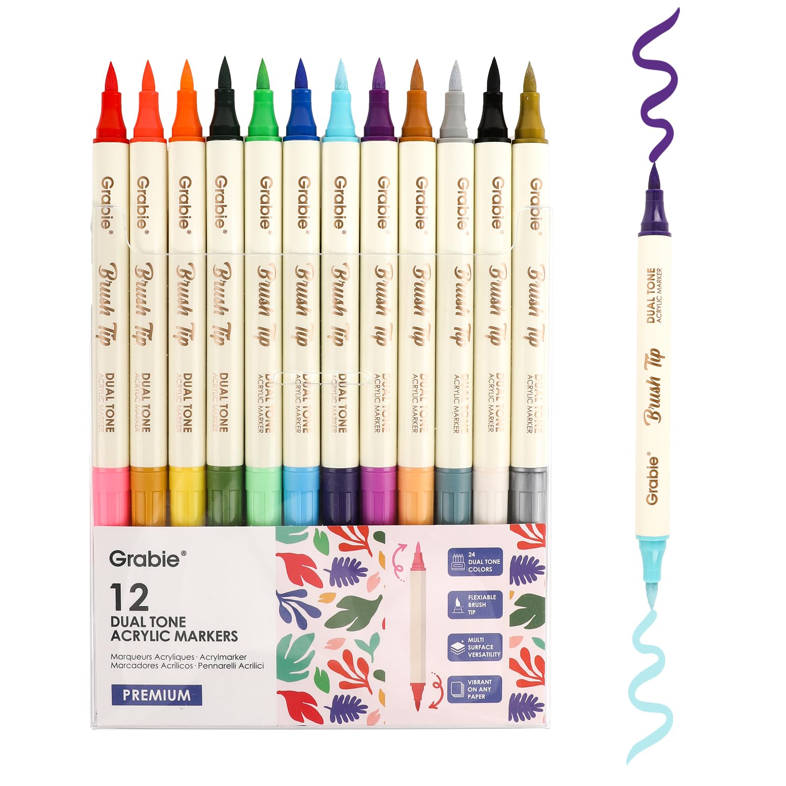 Supreme Paint Stick ペイントマーカーセット 2本 Amazon | Grabie (グラビー) 24色 ペイントマーカー アクリルペイント