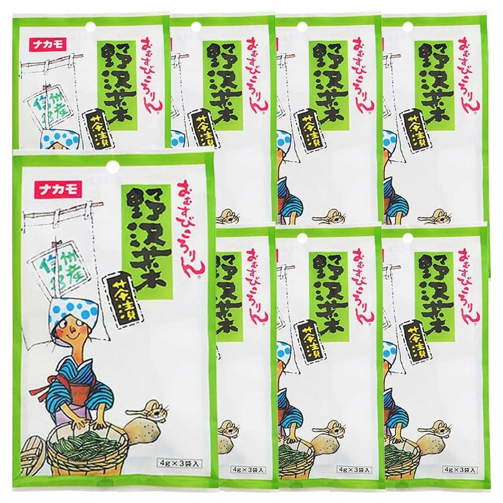 ナカモ おむすびころりん 野沢菜茶漬 4g×3袋×8パック