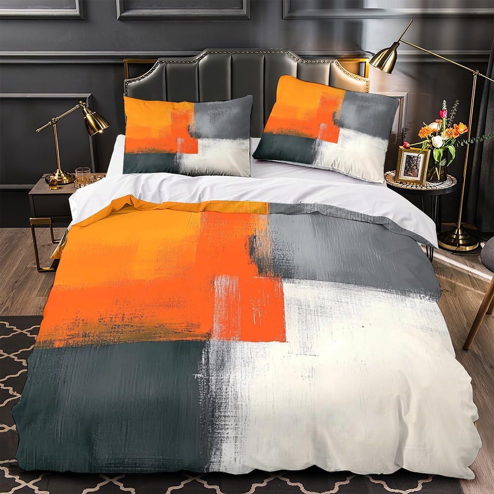 Housse de couette mandala colorée pour chambre d'enfant et adulte moderne 200x200