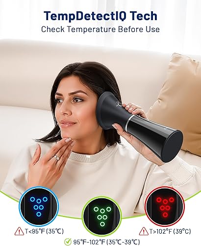 Miniatura 5 de Limpiador para cerumen de oídos, eficaz, seguro, mejorado, con tanque de residuos de una pieza, sensor de temperatura del agua, IPX7 y cable USB-C,