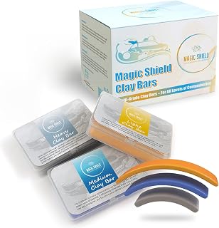 Clay Bar Triple Pack - 100g Each of Light, Medium & Heavy-Duty Clay Bars for Car Detailing - Deep Cleaning & Shine Restoration with Magic Clay Bars for Professional Auto Detailing