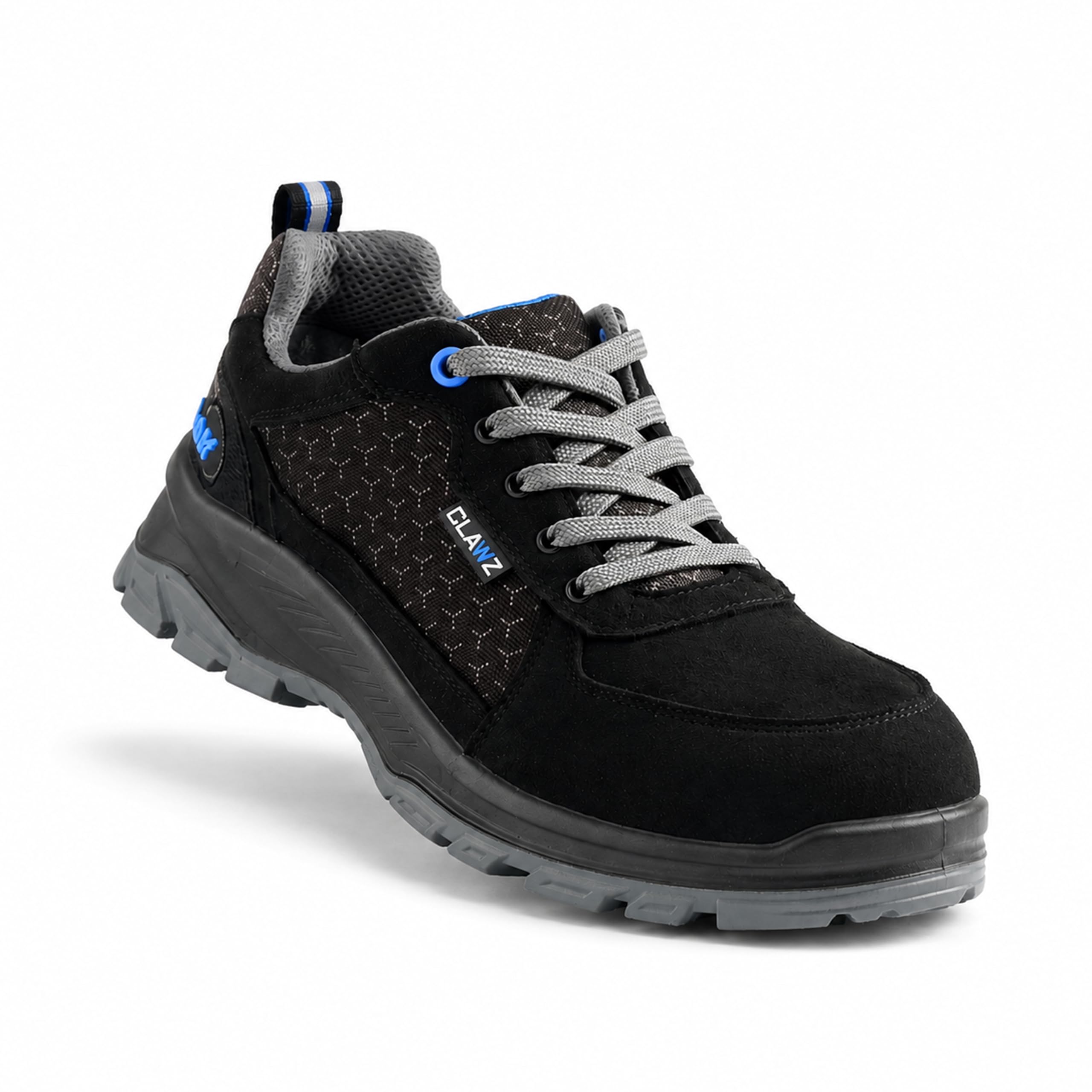 Hillson Clawz Safety Shoe For Men CL-07 | Most Comfortable Industrial Footwear with Orthobounce In-Socks, Dual Density Sole, Steel Toe Protection, Heat, Water & Oil Resistant | Size 09 INDIA/UK-image-3