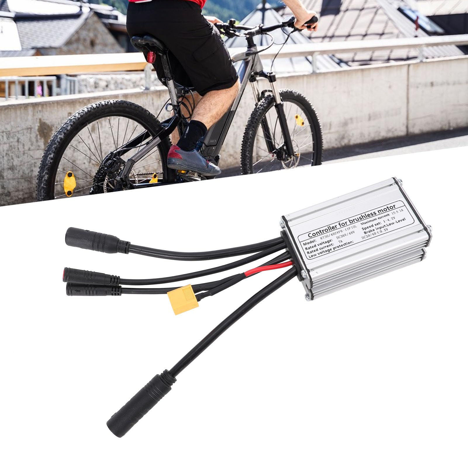 Amazon | Asixxsix ブラシレスモーターコントローラー、36V 48V EBIKE