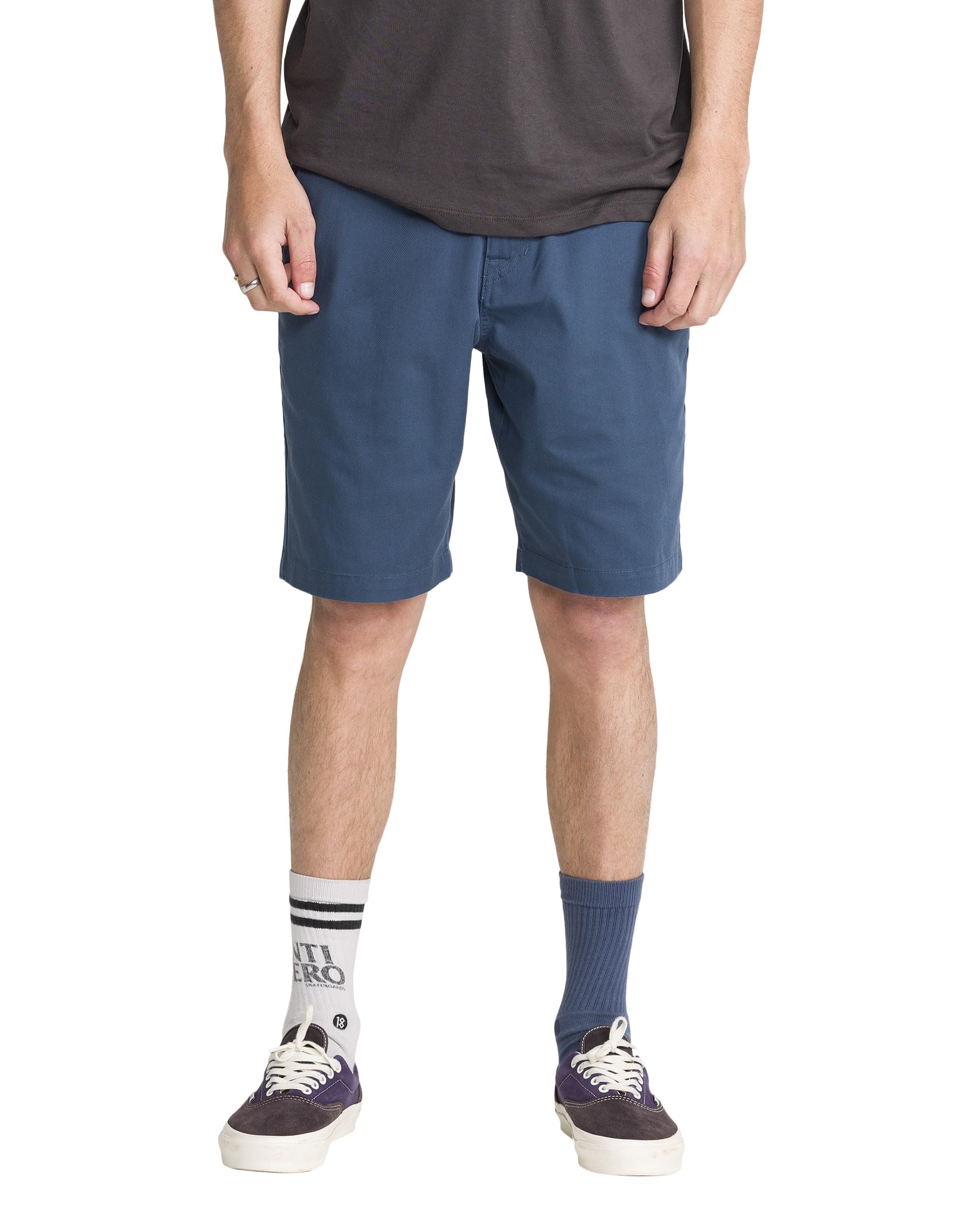 Volcom Men's Frickin Drifter 20" Chino Walk Short, Indigo-New, 34