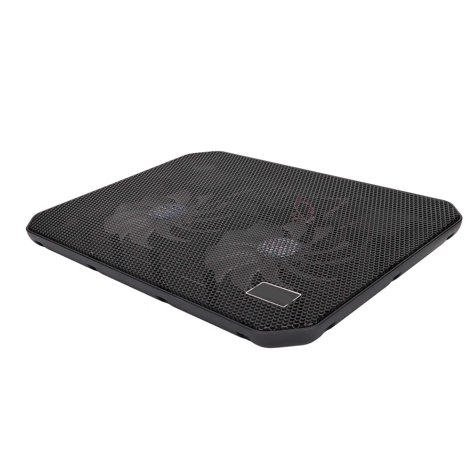 Base di raffreddamento per laptop Doppie ventole Angolo ergonomico Dissipazione rapida del calore Porta USB Dispositivo di raffreddamento silenzioso per laptop fino a 17 pollici