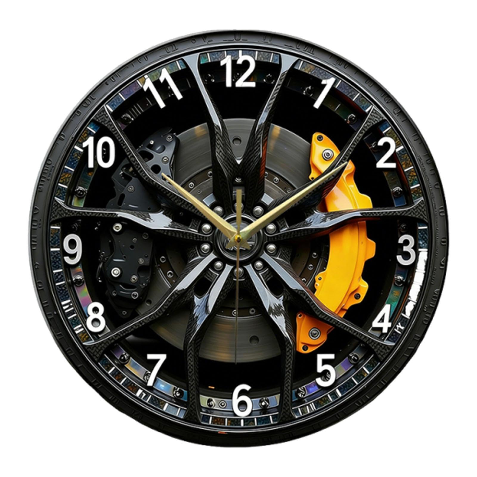 Horloge murale de cuisine design épuré en acrylique