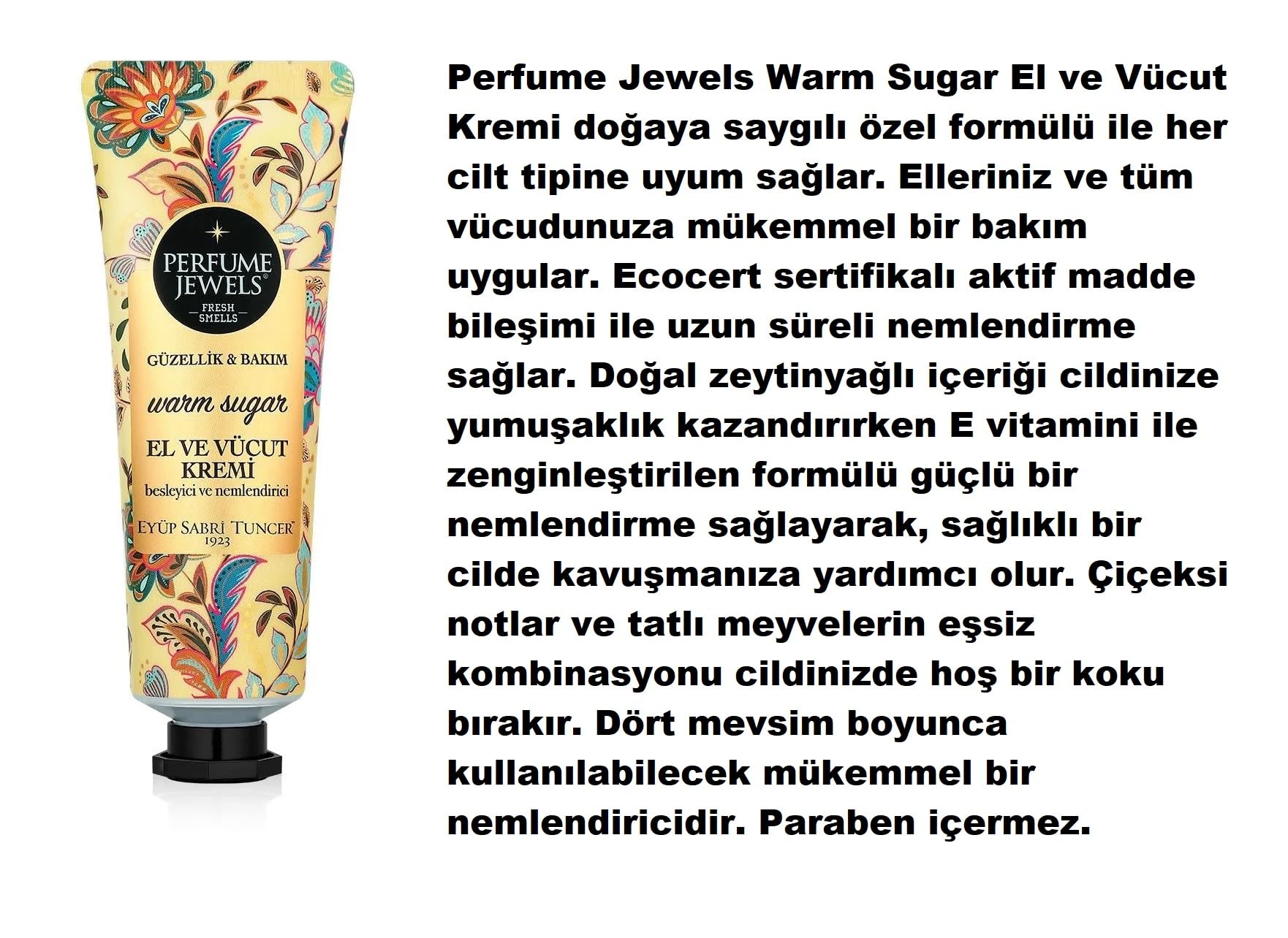 EYÜP SABRİ TUNCER GLUTENSİZ WARM SUGAR EL VE VÜCUT KREMLERİ 50 ML 2 ADET, H-PRO HİJYEN