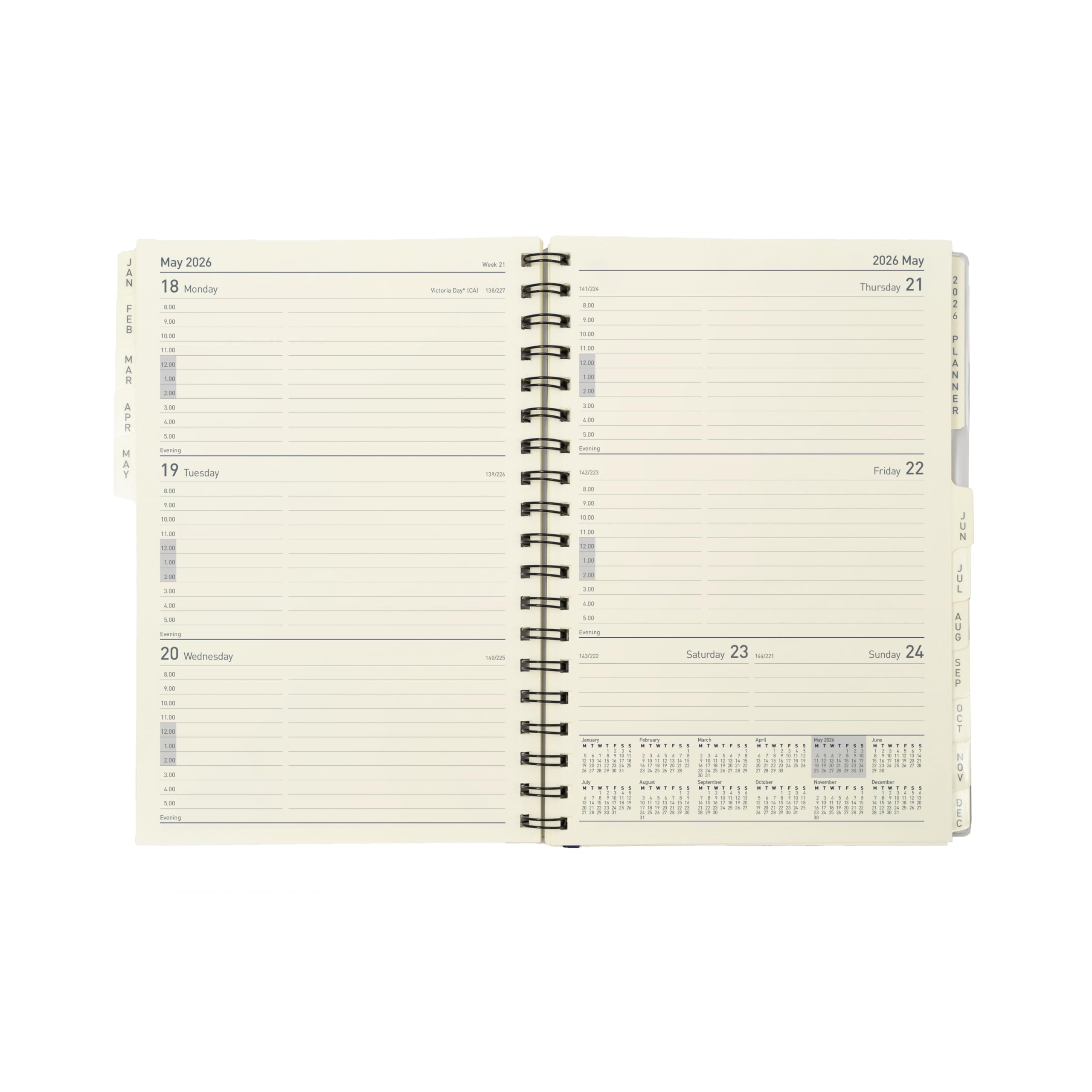 Collins - Elite - Executive 2026 12 Month Calendar Year Planner, Week-To-View with Appointments Diary Refill (1130R-26)
