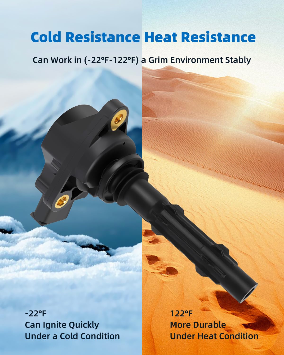 ECCPP UF535 8 ignition coils with 8 iridium Spark Plugs for Dodge for Mercedes-Benz Sprinter 2500 3500 C280 C350 CL550 CLS550 SL550 2011 2012 2015 2.5L 3.0L 3.5L 4.6L 5.5L V6 V8 UF535 UF585 95983