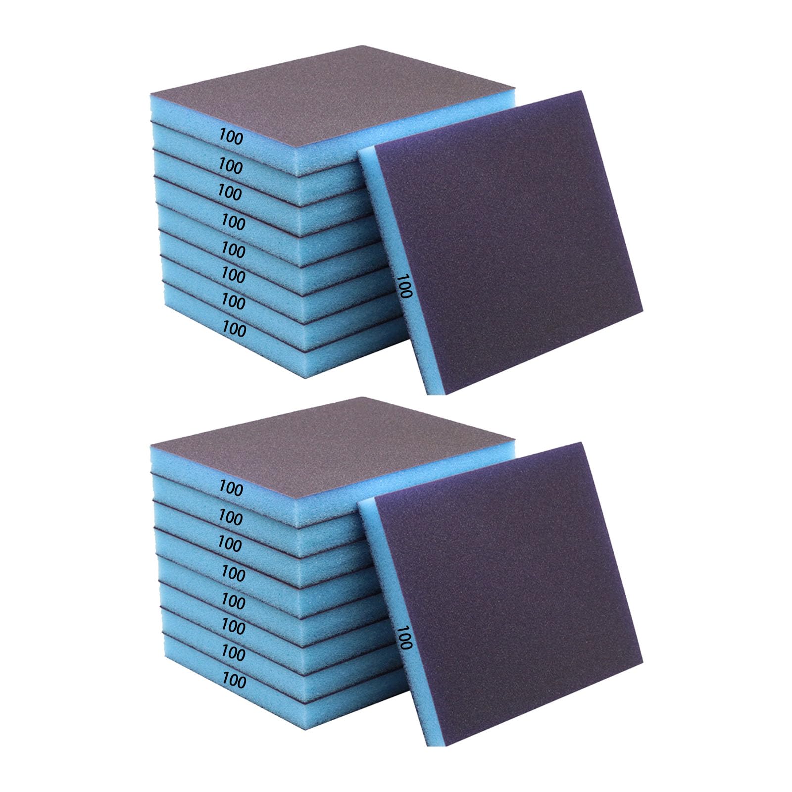 Tsophreniq G 18 Pieces Sandin Sponges For Wet And Dry Use Perfect For Polishin Wood & Metal Wet Dry Use On Various Surfaces Polishin Pad