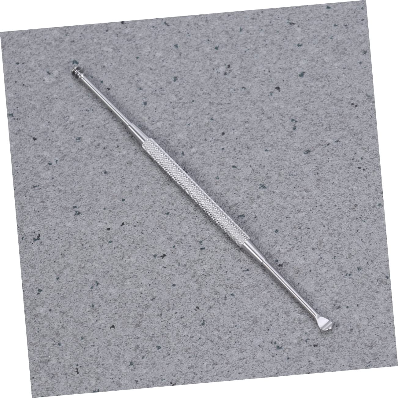 FRCOLOR Stainless Steel Double-Ended Spoon Spiral for Wax Removal Care Tool Kit