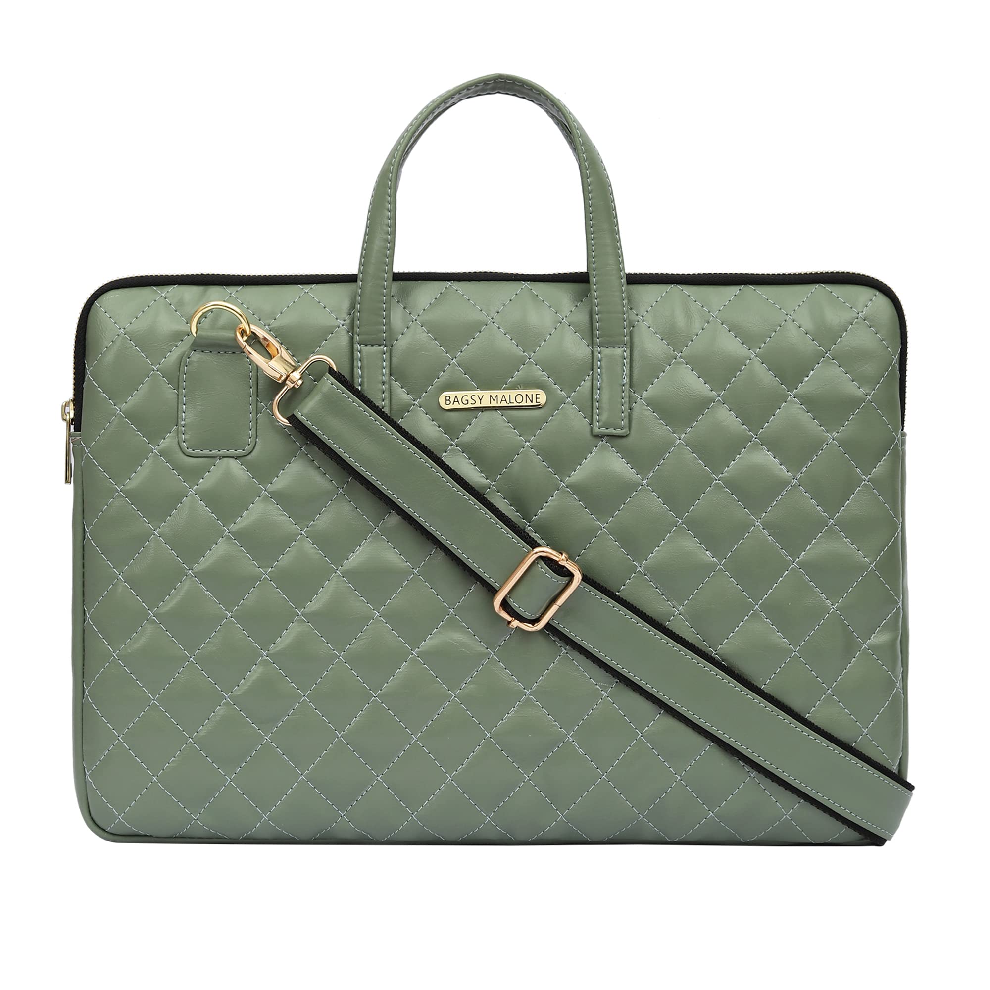 Bagsy Malone Formal Business Briefcase Bag Crossbody Messenger College Bags For Men Women MacBook I NoteBook I Tablet Laptop Upto 15.6 Inch | Handbags with Shoulder Straps | 6 Months Warranty (B0C699J9VV) Amazon Price History, Amazon Price Tracker