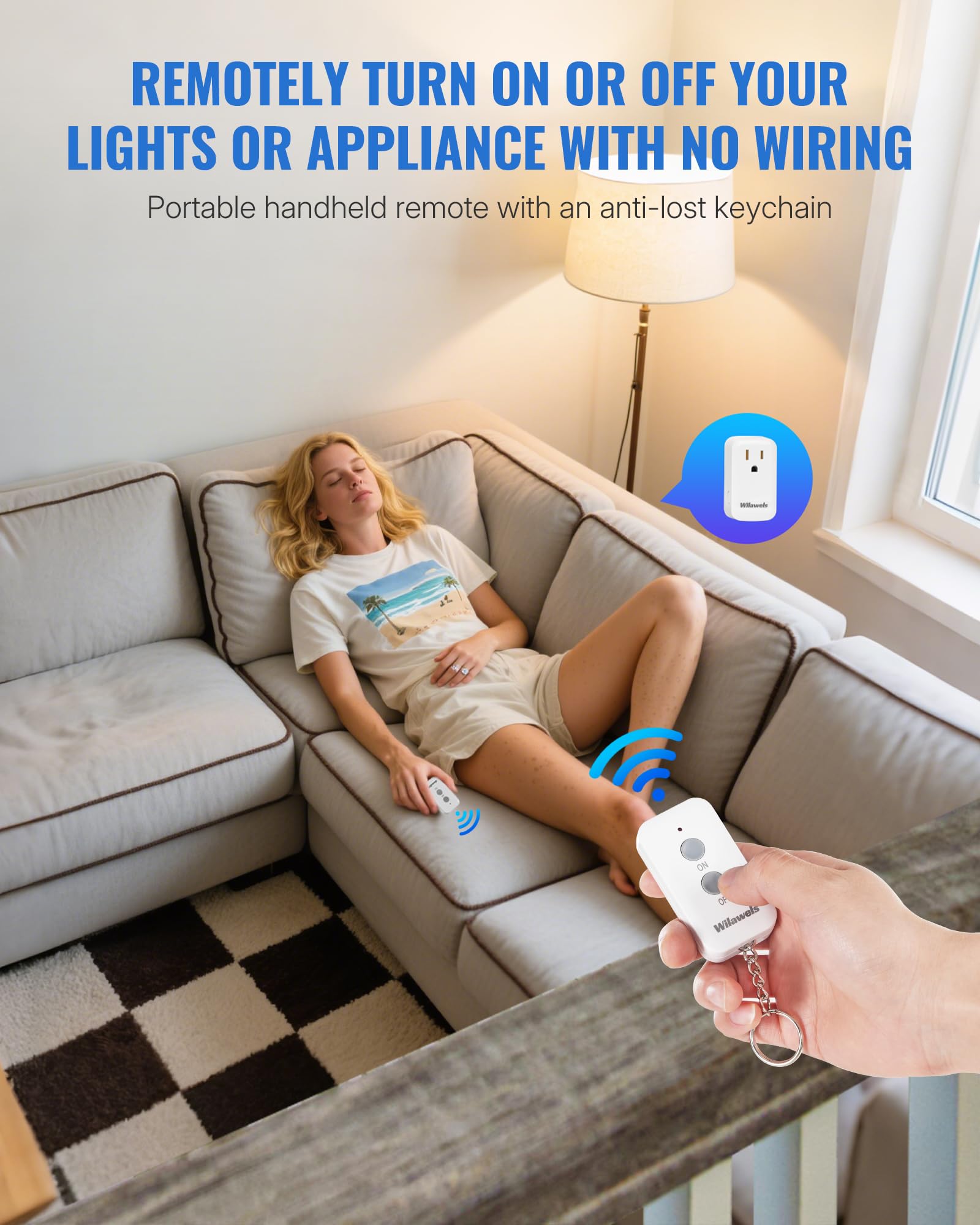 Snapklik.com : Remote Control Outlet Plug, Wireless Light Switch, On ...