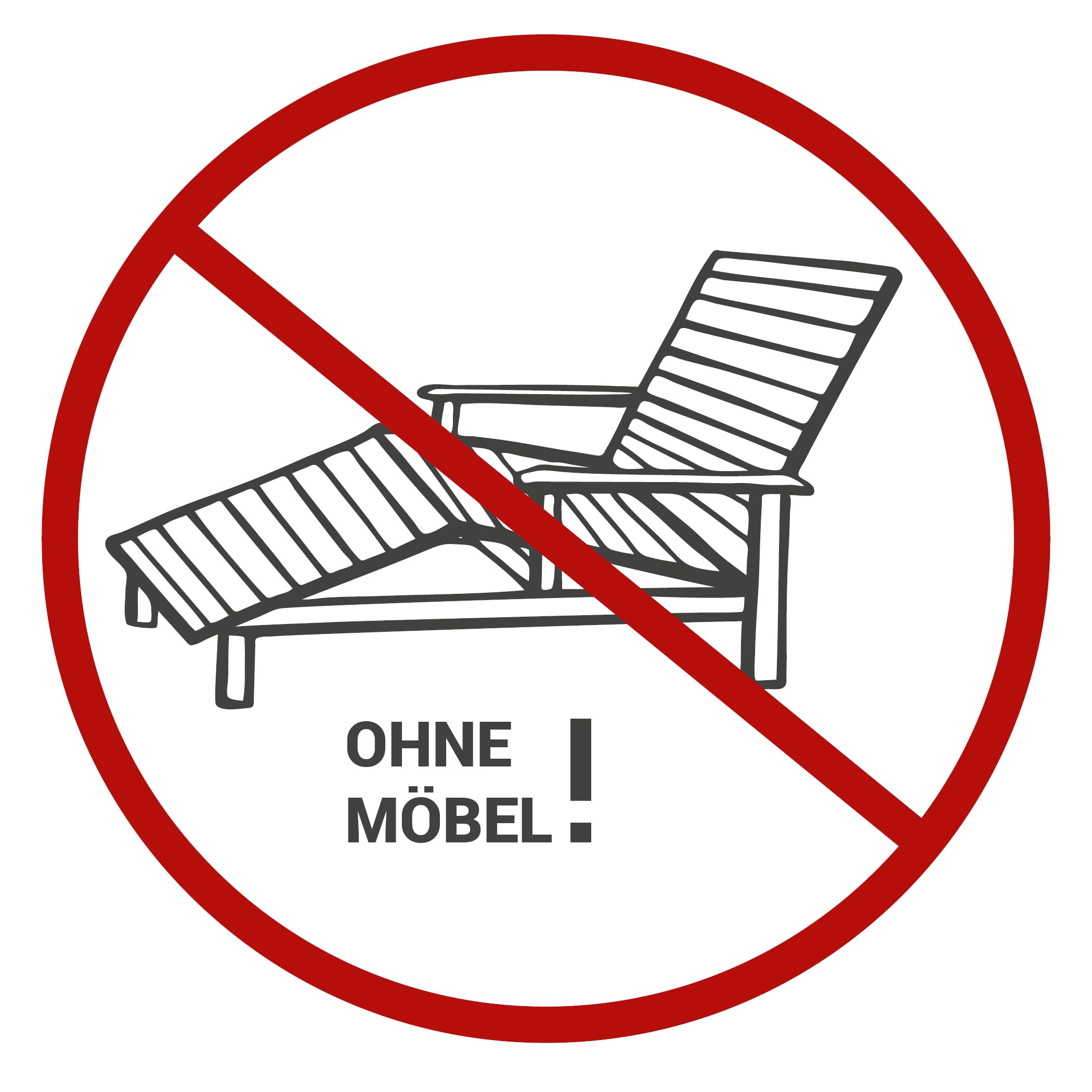 Auflage für Deckchair 180x50 cm - Bequeme Liegestuhl Auflage, 8 cm Dick - Waschbar bis 95°C, Orthopädisch, Wetterfest - Made in Germany (180x50 cm, Marine Blau)