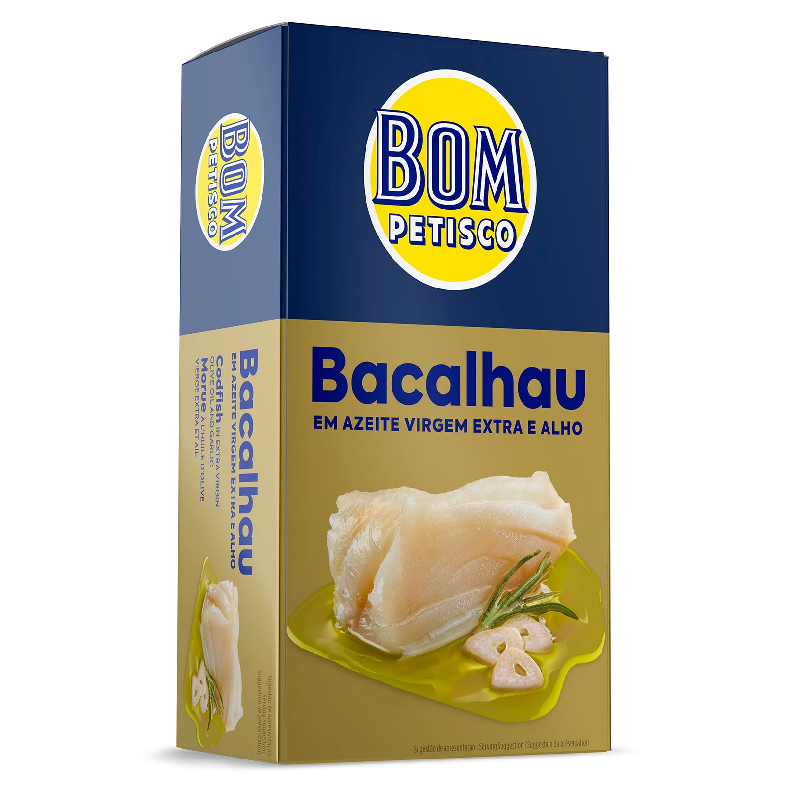 Bom Petisco - Bacalhau in Olivenöl und Knoblauch (4x120g)