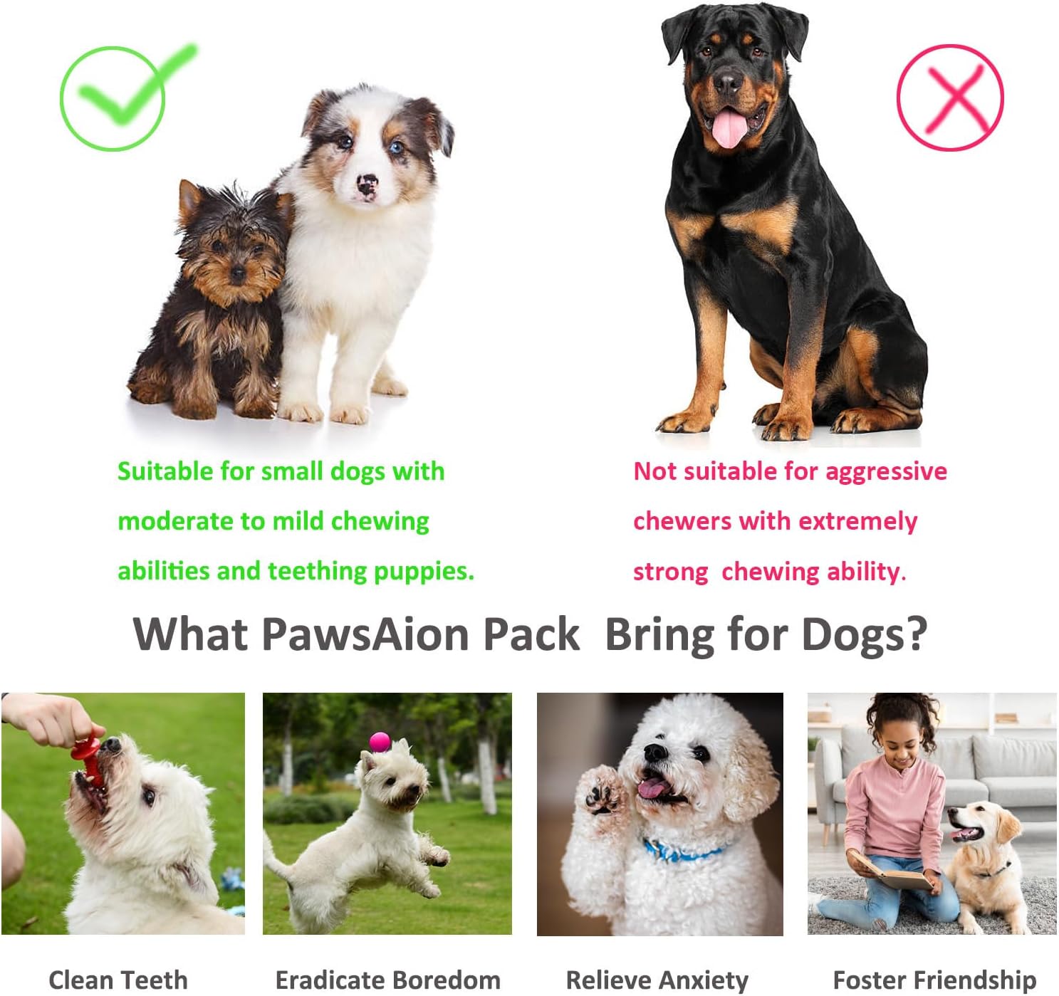 Puppy Toys Set - 20 Pack Pink Dog Chew Toys for Teething Small Breeds - Tough Rope Toys for Puppies, Cute Soft Rubber Toys Bundle with Basket for Girl Pets
