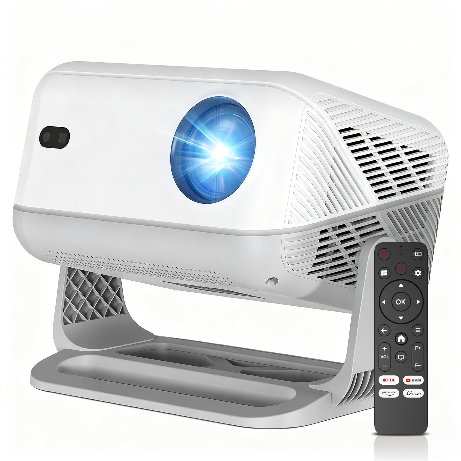 Photo 1 of ?Officially-Licensed APP & Native 1080P?Mini Projector with WiFi and Bluetooth, 350ANSI Portable Projector, Auto Focus&Keystone, Smart Projector Compatible with TV Stick /Smartphone/Laptop/HDMI/USB