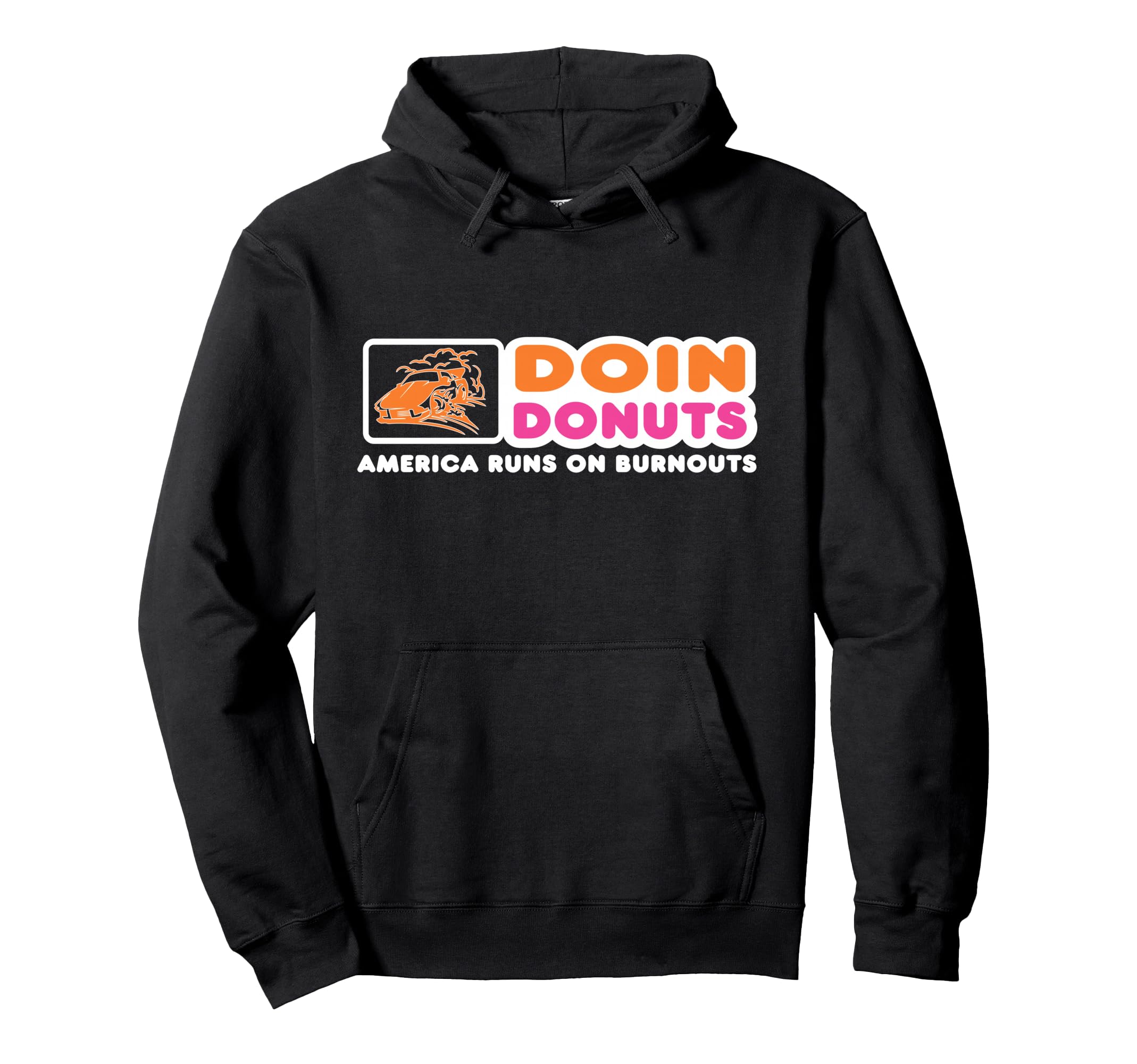 Funny Burnout Racing Car Enthusiast/Car Guy Pullover Hoodie