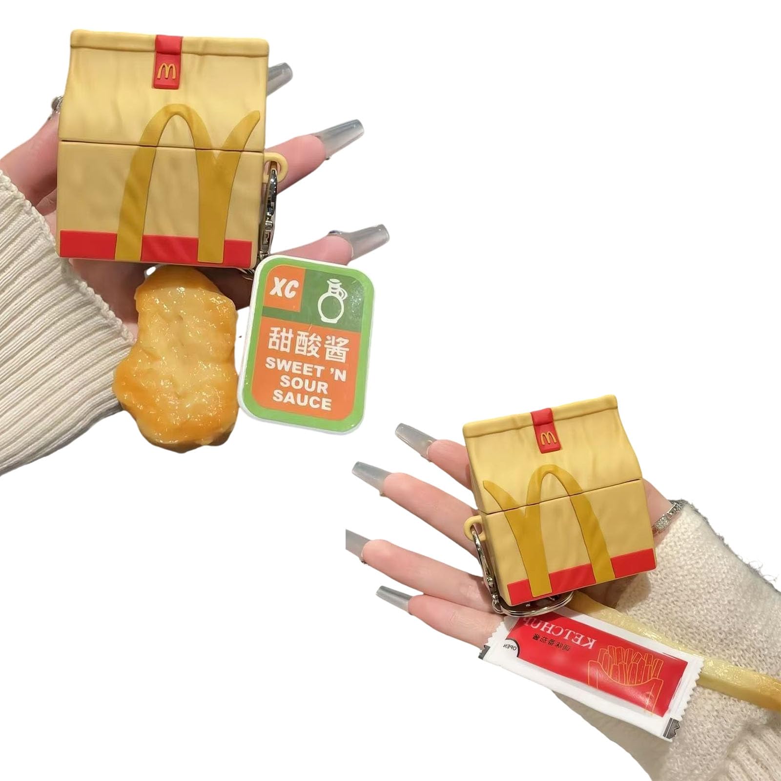 Amazon | エアーポッズ ケース マクドナルド グッズ チキンナゲット