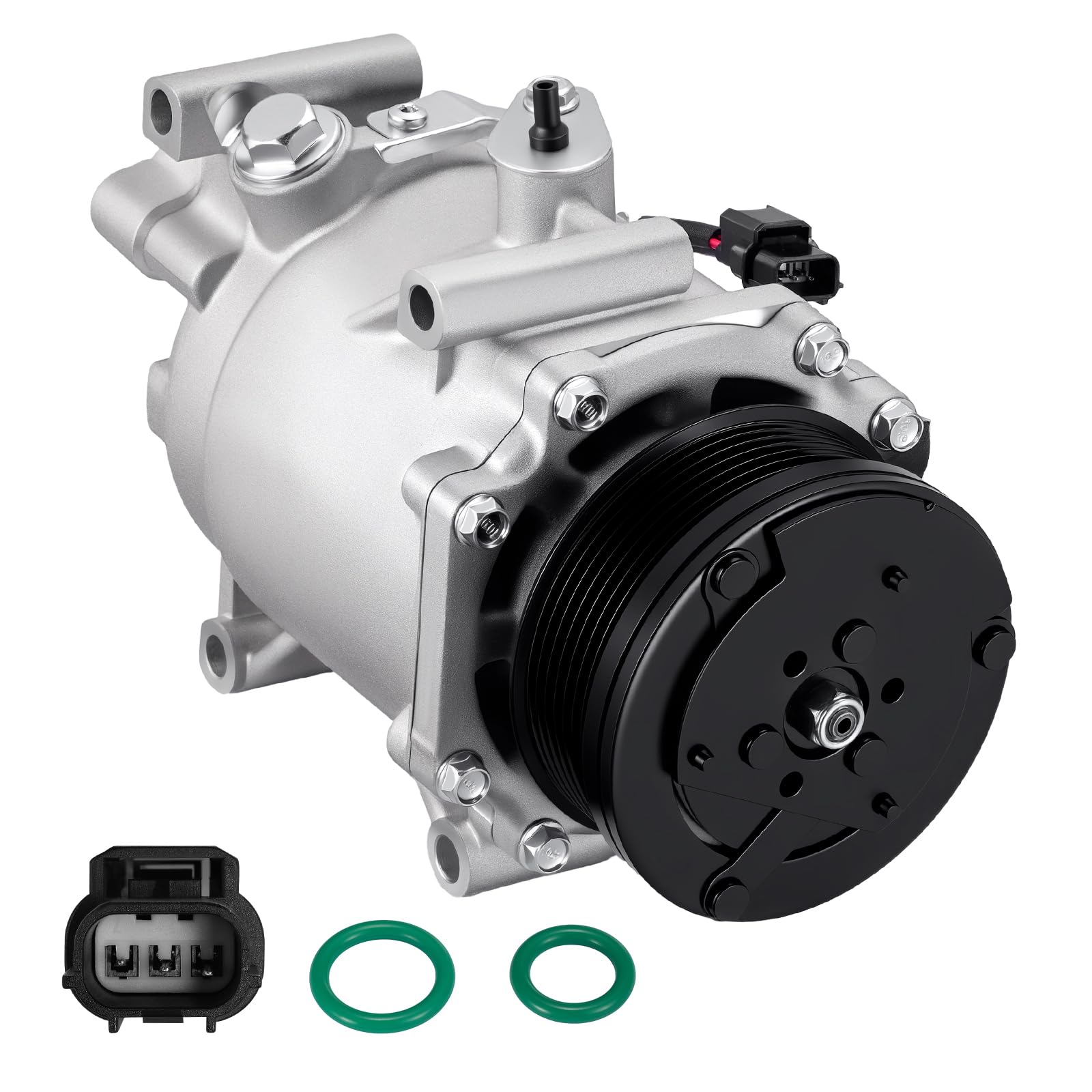 BDFHYK 98560 Air Conditioning AC Compressor with Clutch Compatible with Acura CSX 2006-2010, Compatible with Honda Civic 2006 2007 2008 2009 2010 2011, 2.0L l4, Gas, Replaces 6512492