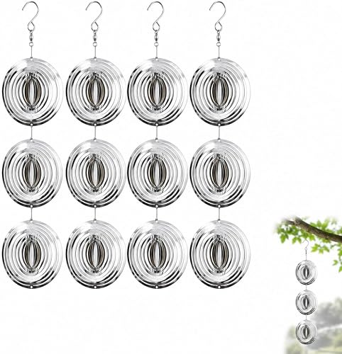 Bird Deterrents for Outside to Keep Pigeon Crow Away House Window 12 Pcs
