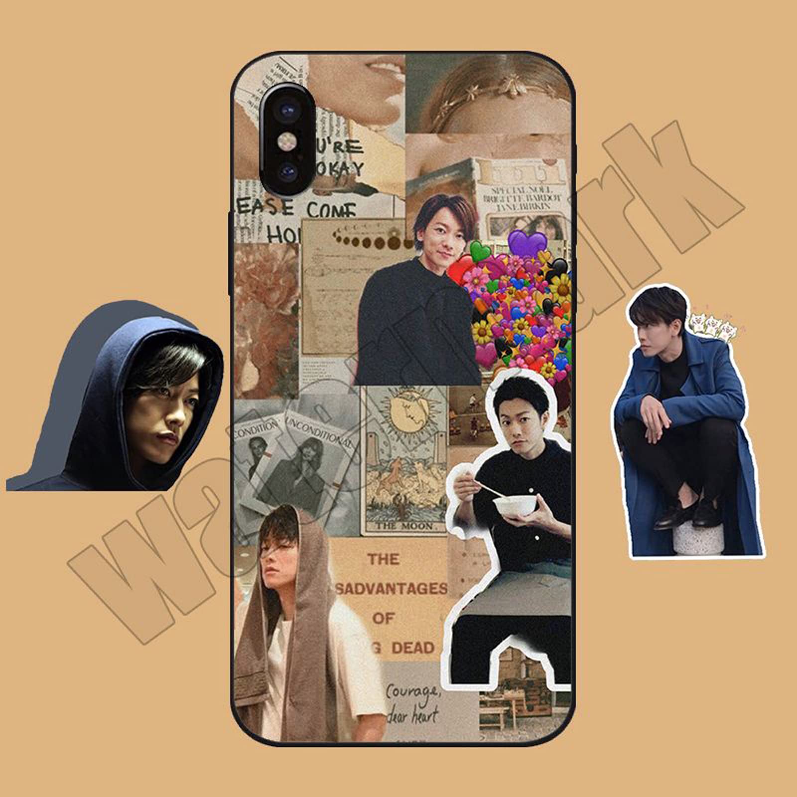 Amazon.co.jp: 【VACCU】 スマホケース 佐藤健 iPhon14ケース
