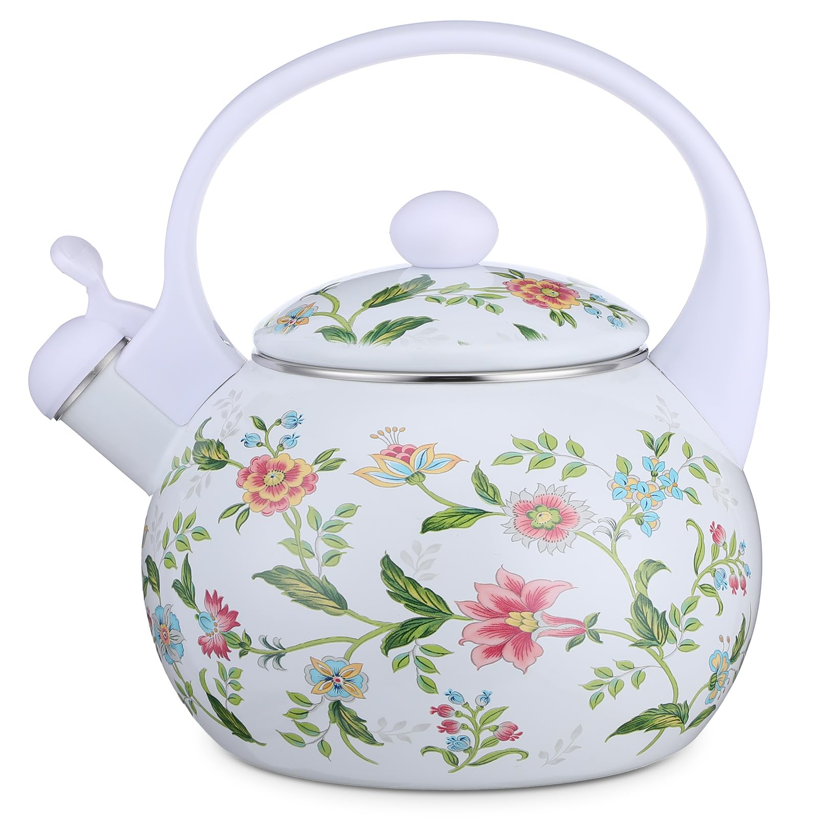 zisiueel Vintage Enamel Tea Kettle