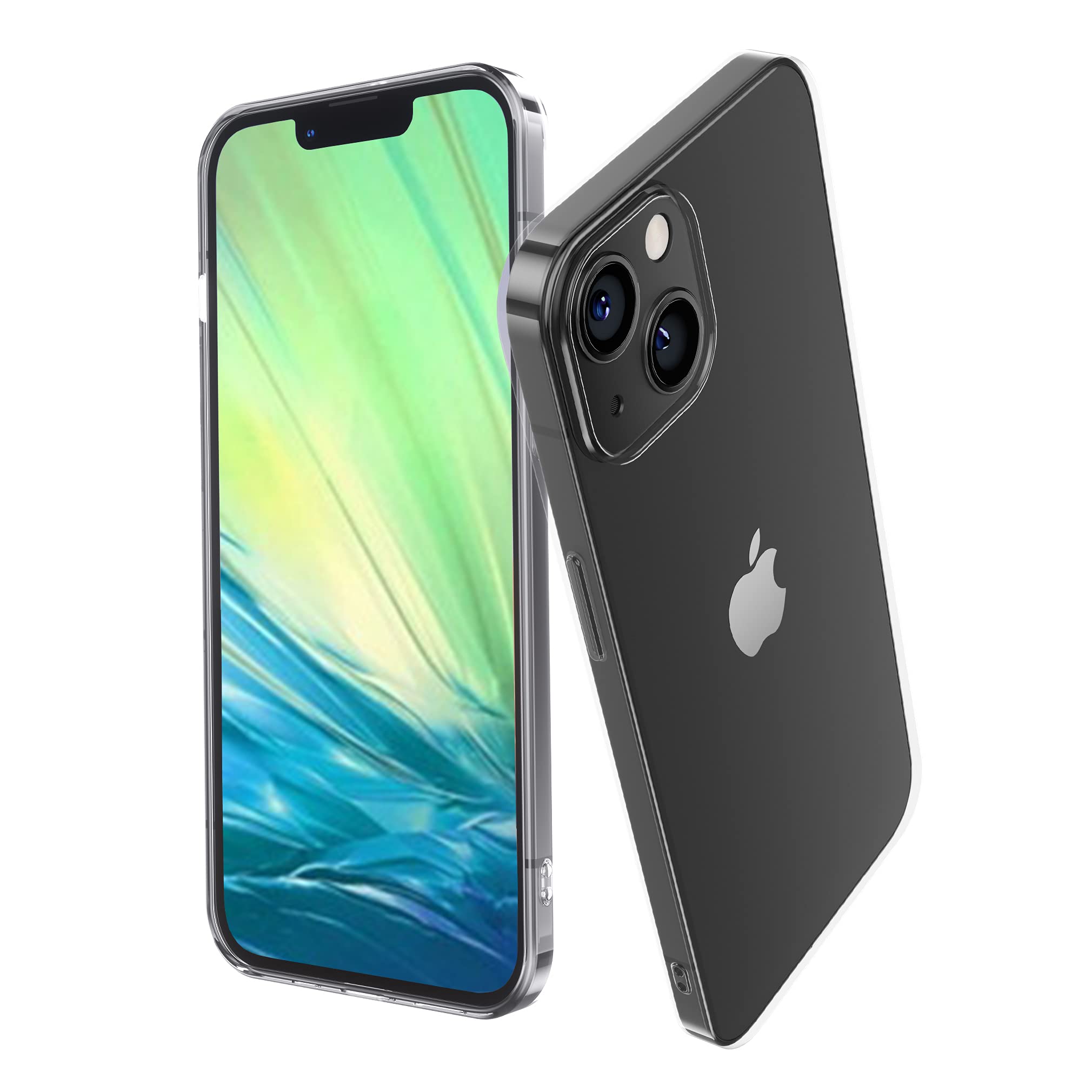 Amazon.co.jp: クリスタルクリア iPhone 13用ケース スリム薄型 黄ばみ 