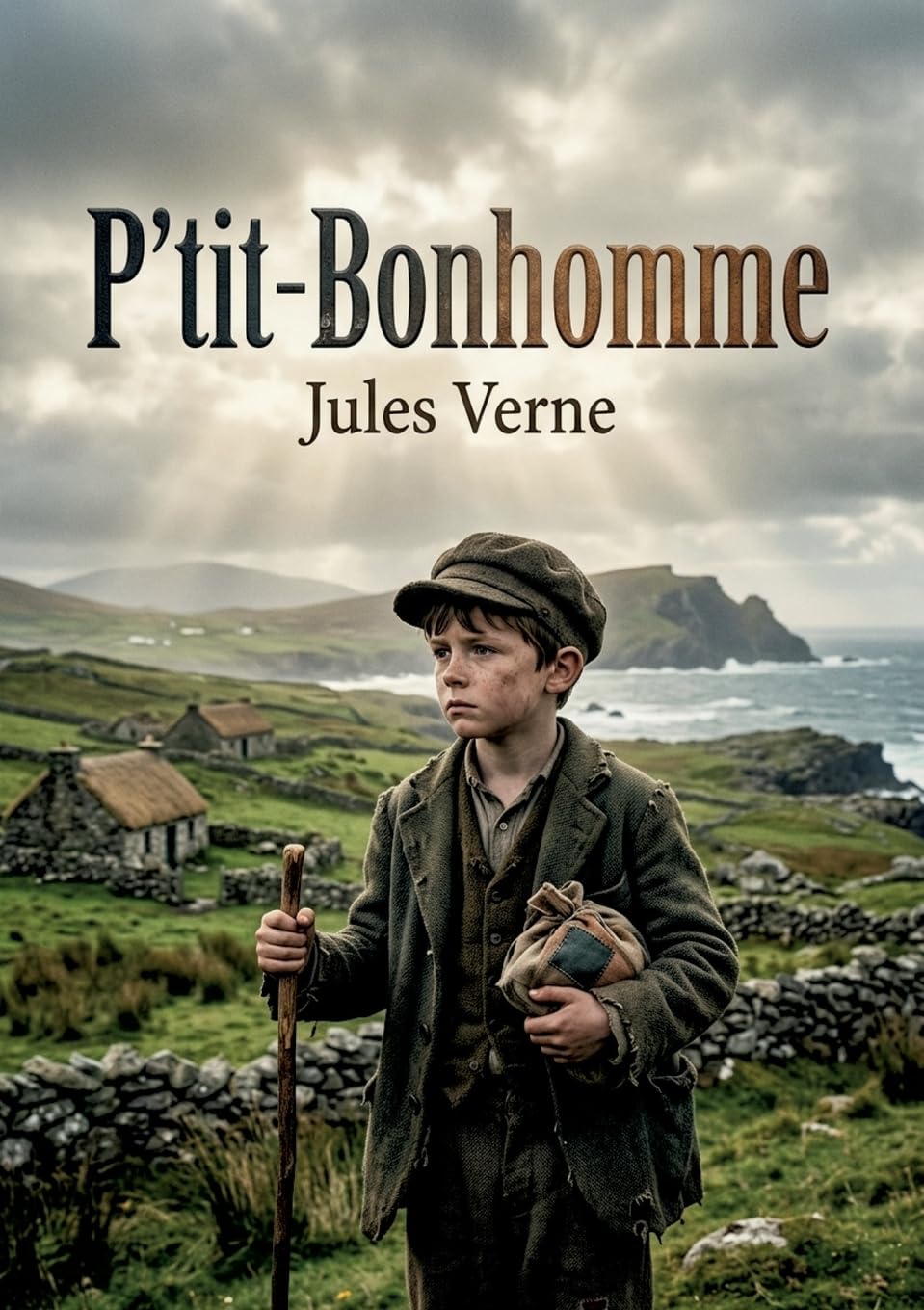 P'tit-Bonhomme: Les aventures touchantes d'un jeune garçon en Irlande, dans un roman méconnu de Jules Verne.