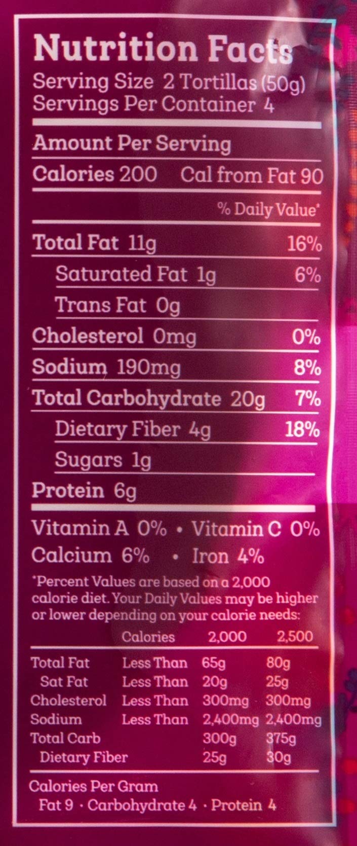 Siete Almond Flour Tortillas 7 Ounce Pack of 1 8 ct Frozen — view 2