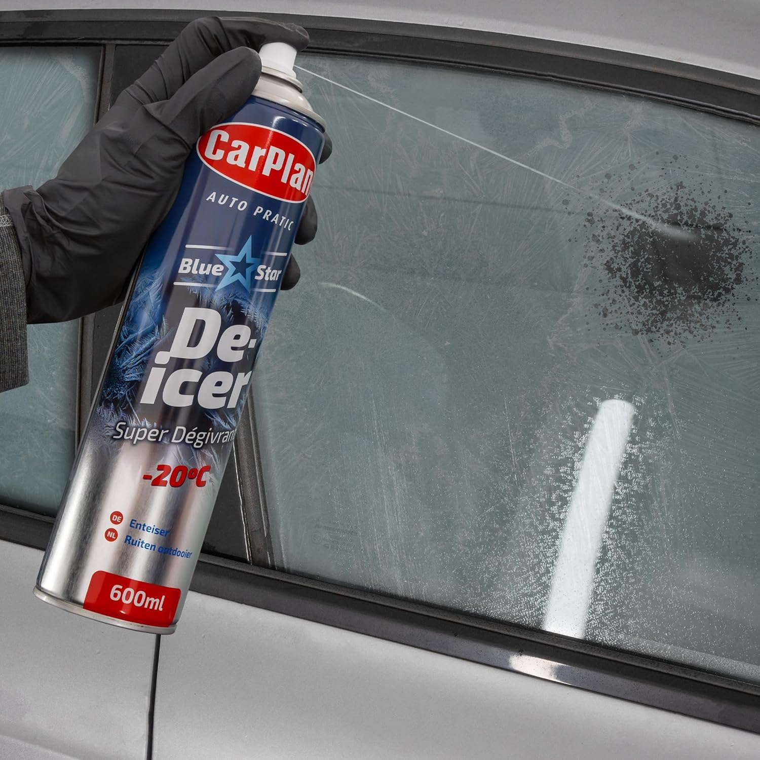 Carplan, Dégivreur en aérosol Blue Star, 600 ML (Paquet de 12)