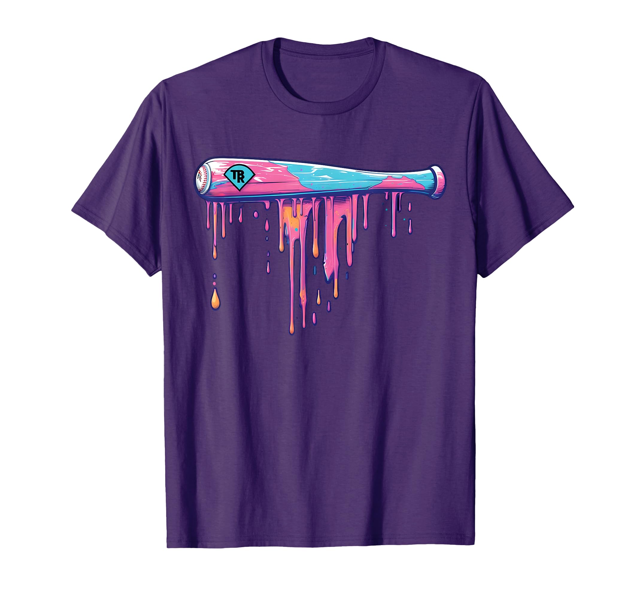 Baseball Bat with Sprinkles Drip T-Shirt