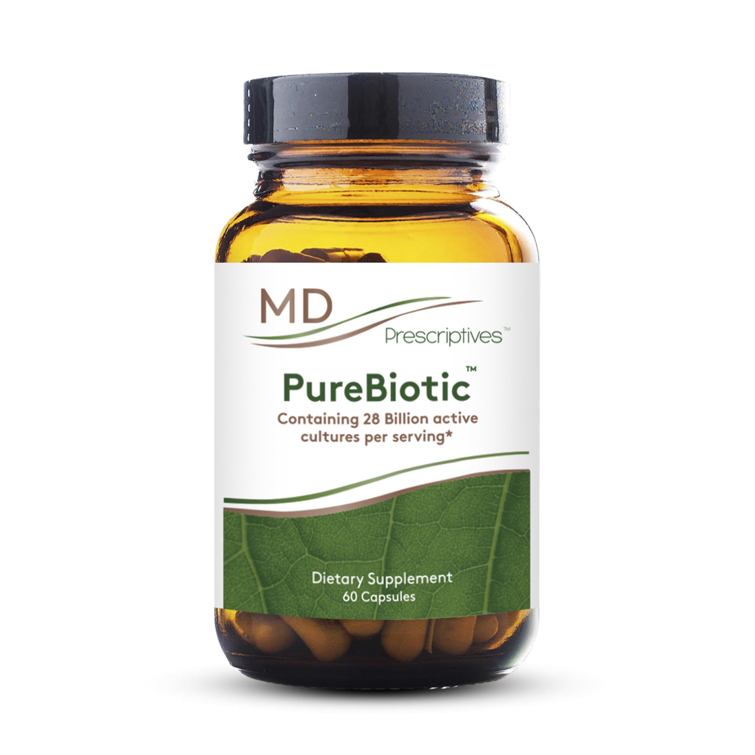 PureBiotic - Probiotic Dietary Supplement for Digestive & Gut Health - 60 Capsules