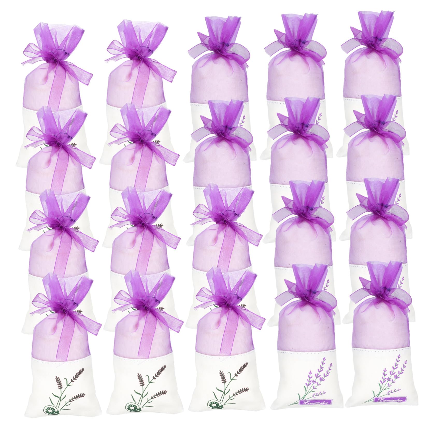 Bolsas de Perfume Vacías de Malla, 20 Piezas, Algodón y Hilo